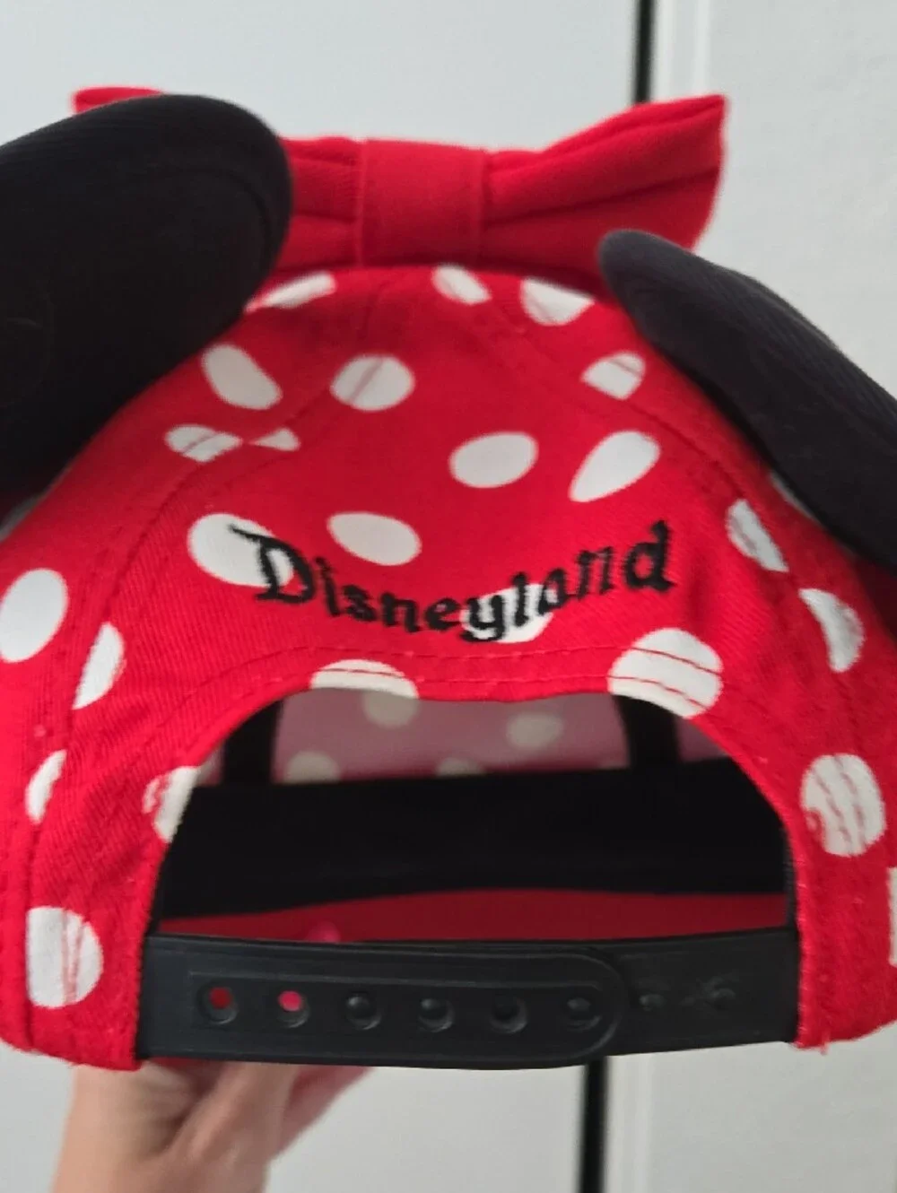 Red Polka Dot Minnie Mouse Kids Hat with Ears